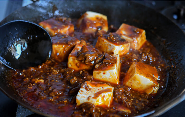 生きている豆腐、シルク豆腐です。